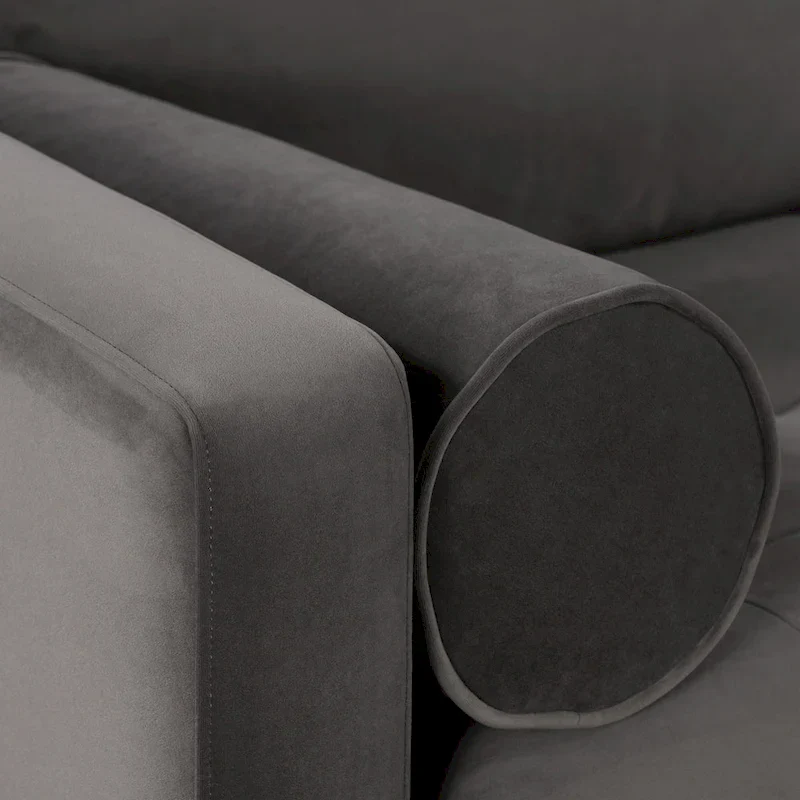 Poly & Bark Napa 72 Velvet Fabric Sofa