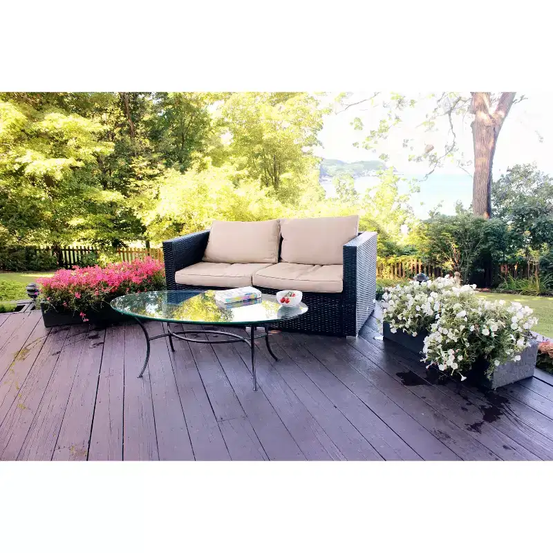 Emsco Trough: Weatherproof Resin, Ground Freestanding Planter, No Assembly Required 10"x30"x7.5", Rectangular