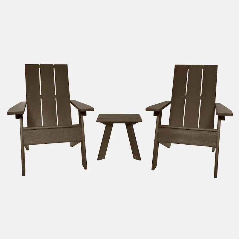 HIGHWOOD 3-piece Adirondack Chairs and Side Table Set