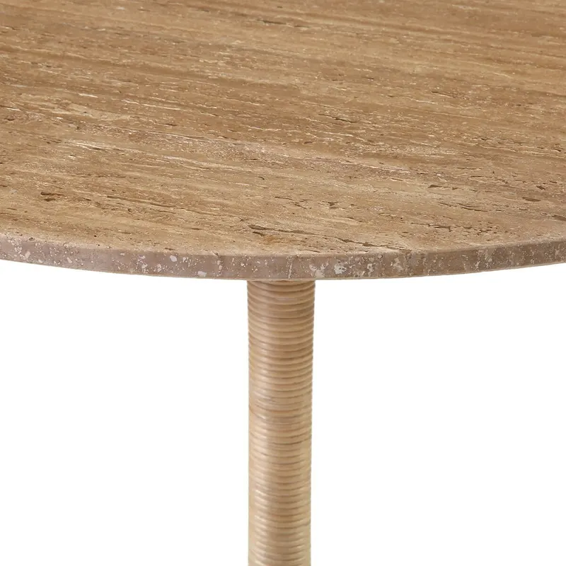 Maple Stone Bistro Table, Natural