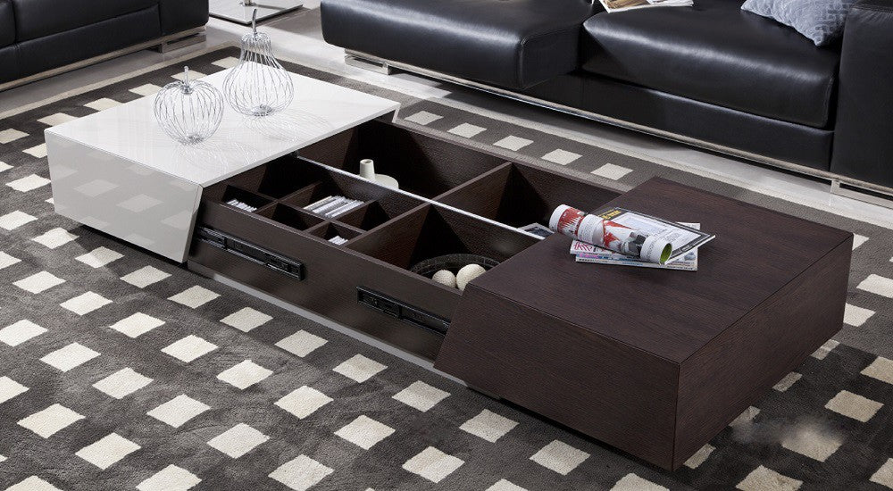 Alice Dual Tone Storage Coffee Table
