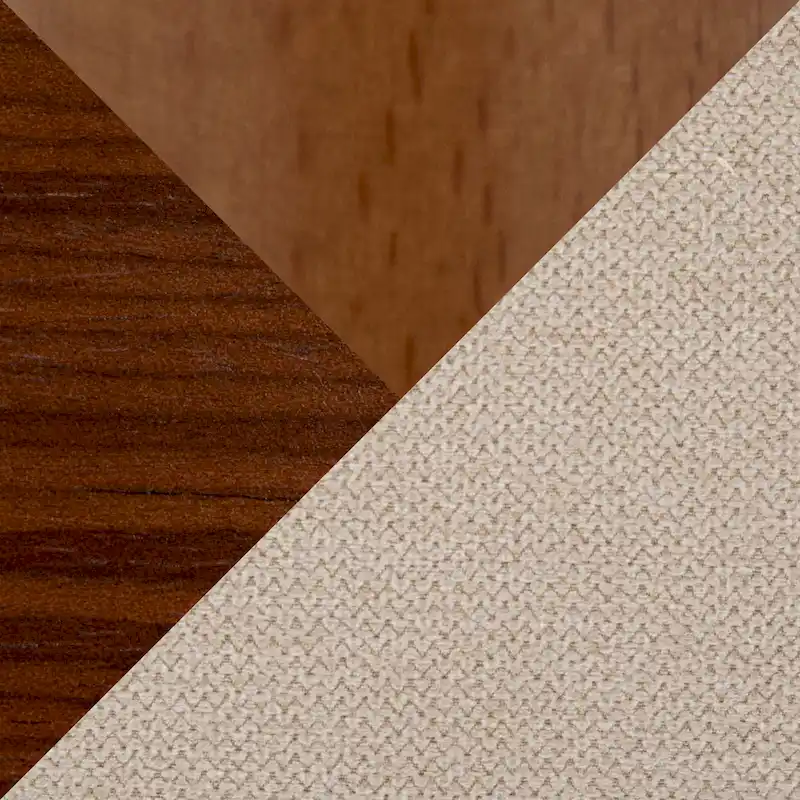 Carson Carrington Vallemala Mid-Century Chair with Tapered Wood Legs - Set of 2