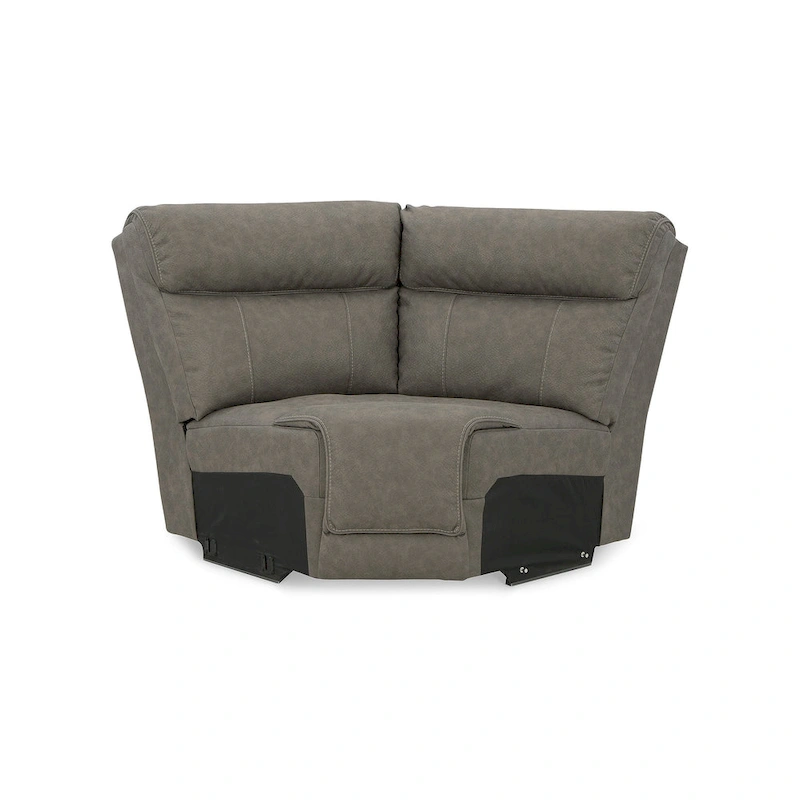 Signature Design by Ashley Starbot Gray 5-Piece Power Reclining Sectional - 131W x 131D x 42H