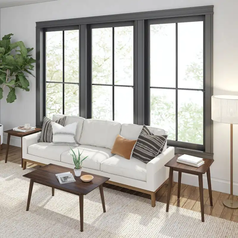 Plank and Beam Mid-Century Rectangular Coffee Table - 40