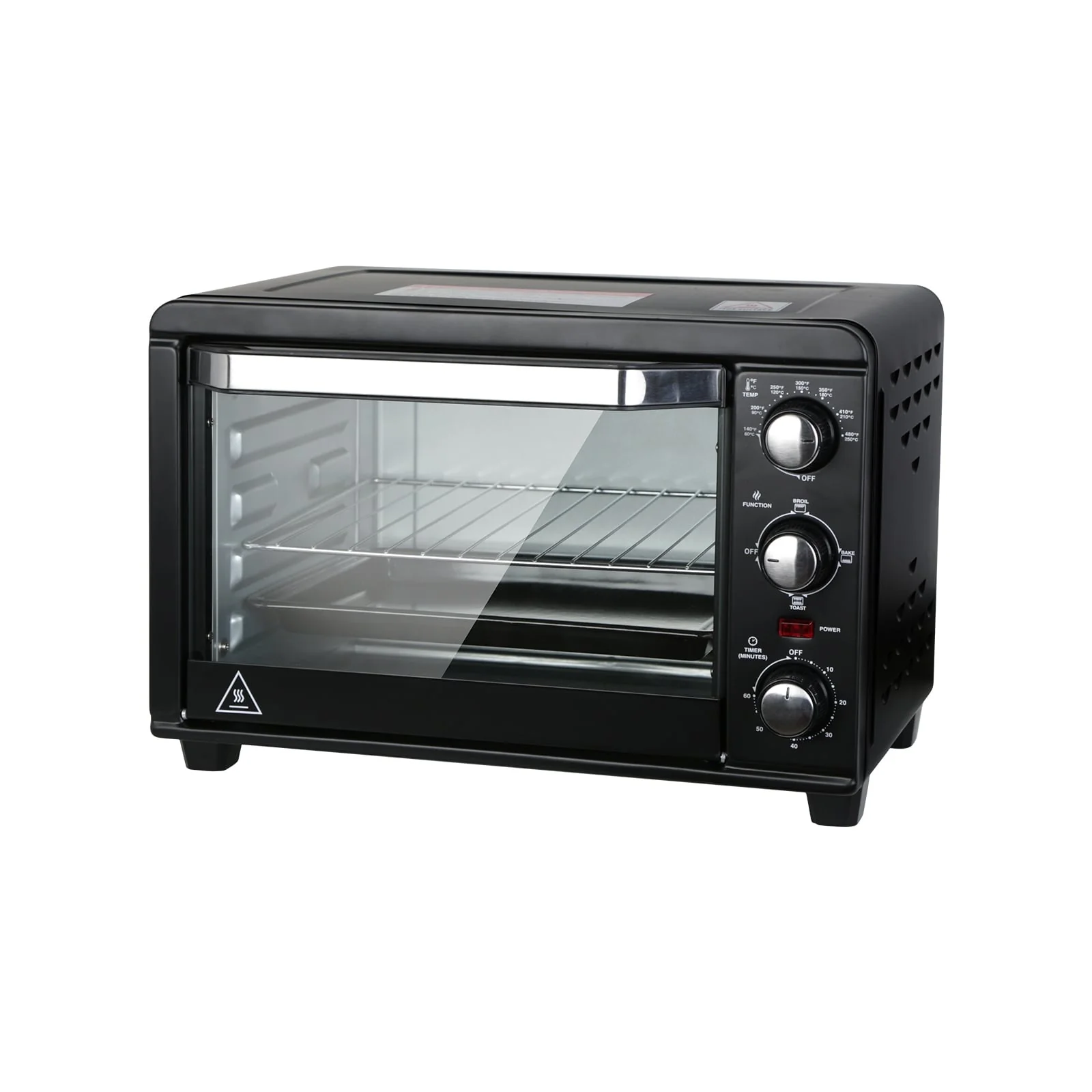 Simple Toaster Oven with 20Litres Capacity,Compact Size Countertop Toaster, Easy to Control with Timer-Bake-Broil-Toast Setting
