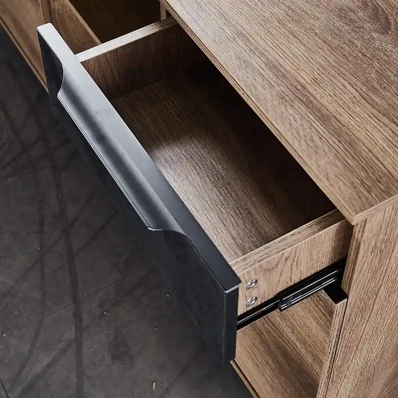 WESOME 63 Inch Executive Office Desk/Modern Home Office Desk with File Cabinet