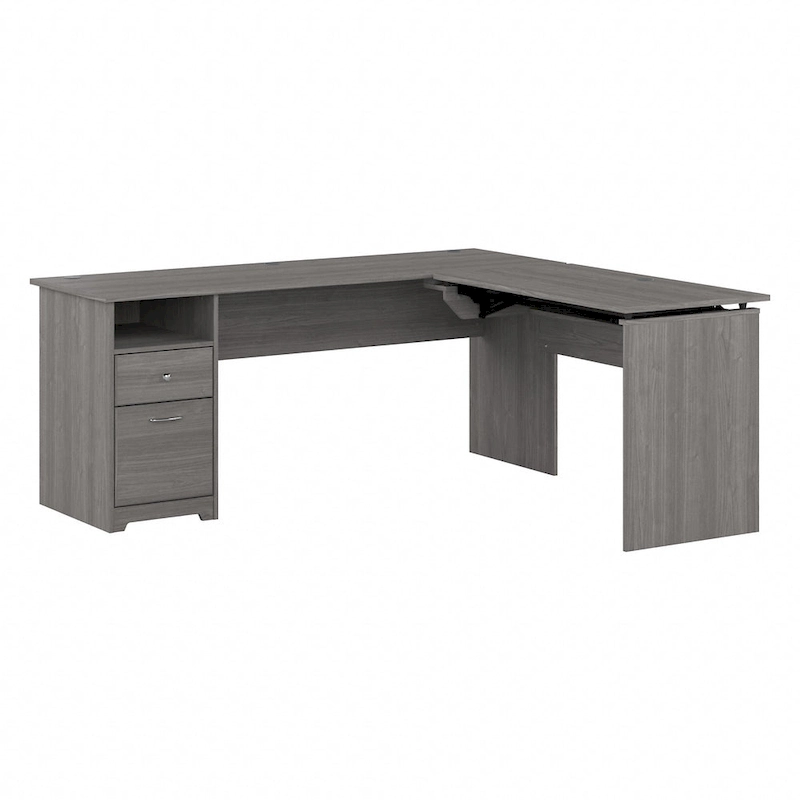 72W 3-position L-shaped Sit to Stand Desk by Bush Furniture