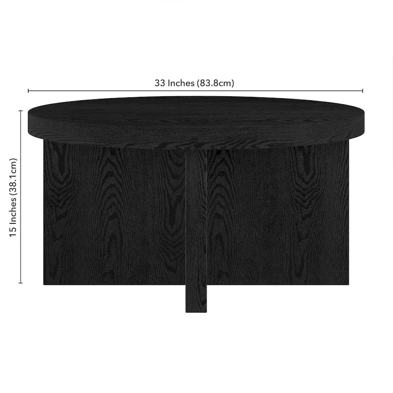 Elna 33 Wide Round Coffee Table - 33 Wide