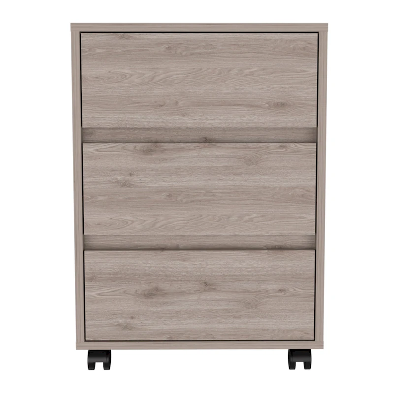 FM Furniture Vienna Three Drawers Filing Cabinet Roller Blade Glide