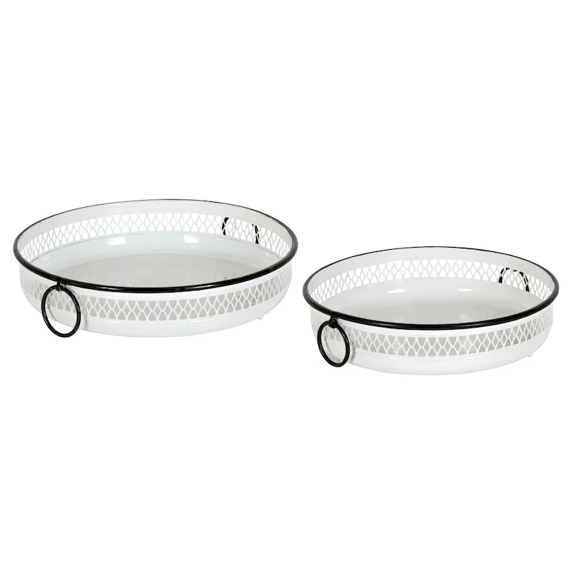 Kate and Laurel Madigan Decorative Tray Set - 2 Piece