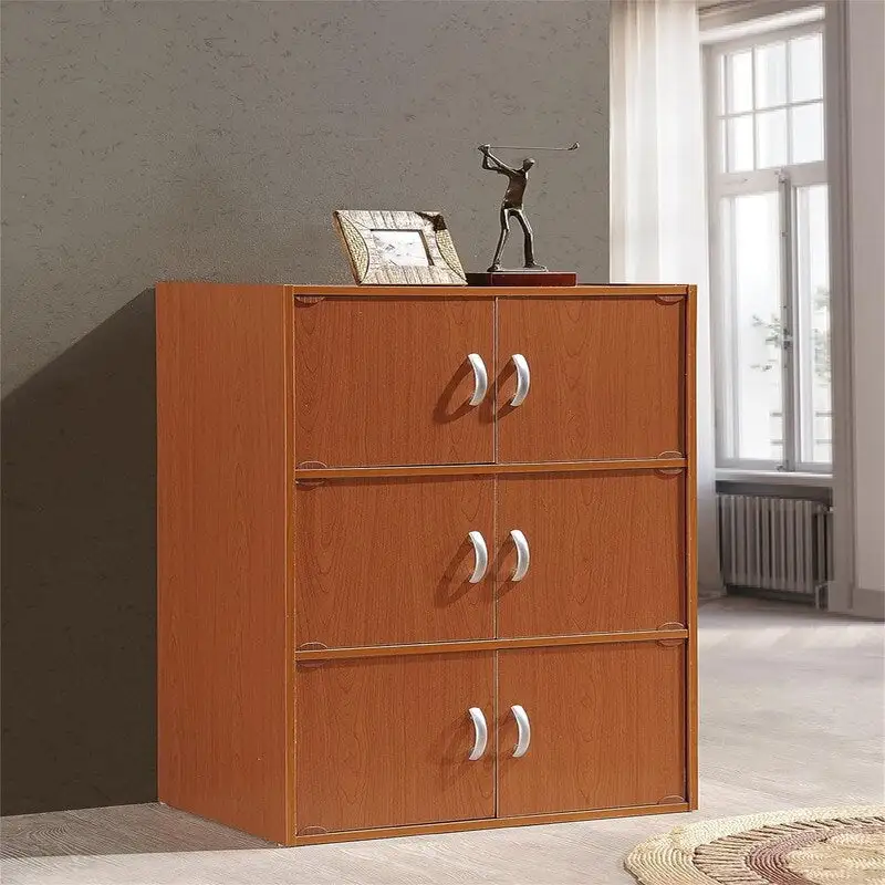 3-Shelf Bookcase Cabinet