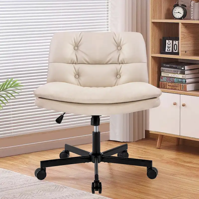 Larger Size 360 Swivel Home Office Chair with Wheels