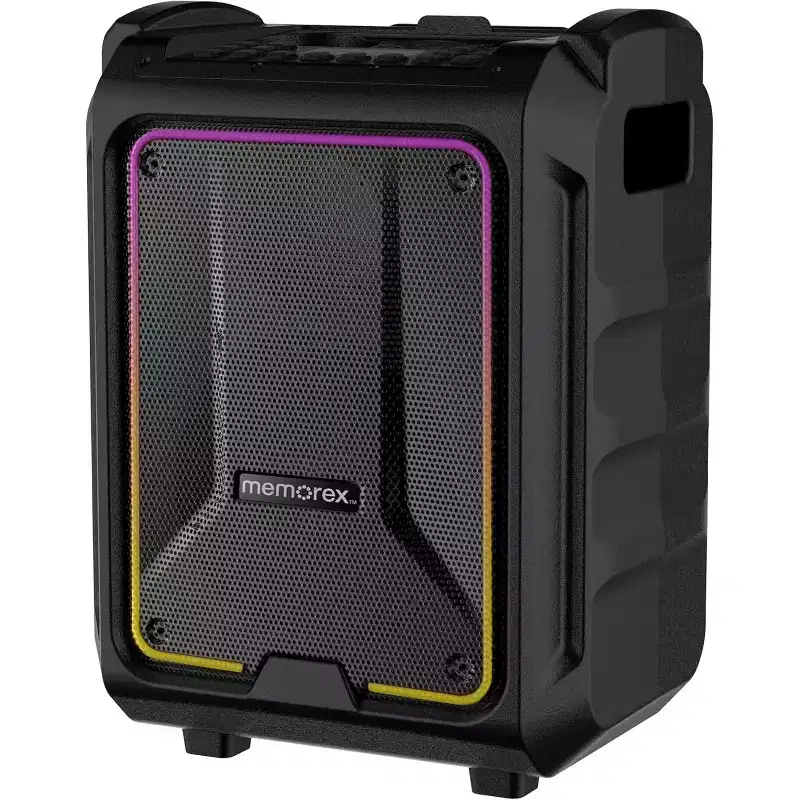 Memorex MX-PSTG1 Waterproof Bluetooth Karaoke Microphone with Built-In Speaker