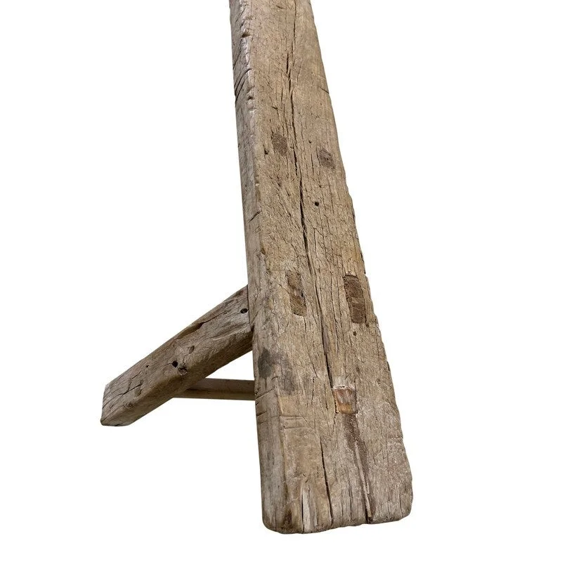 Vintage Noodle Bench Weathered Natural (size and finish vary)