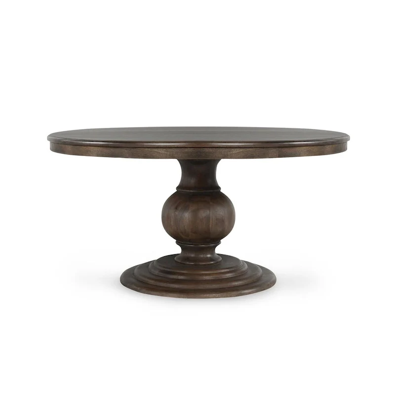 Classic Home Brookside 60 Round Dining Table in Cocoa Brown - 60Wx60Dx30H