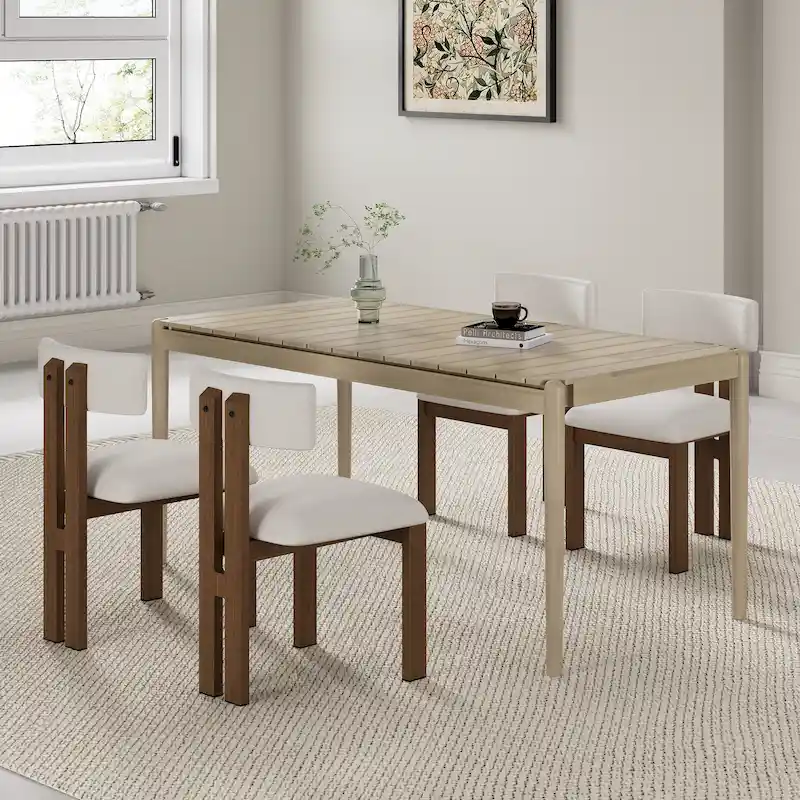 Elegant Mid-Century Modern 7-Piece Dining