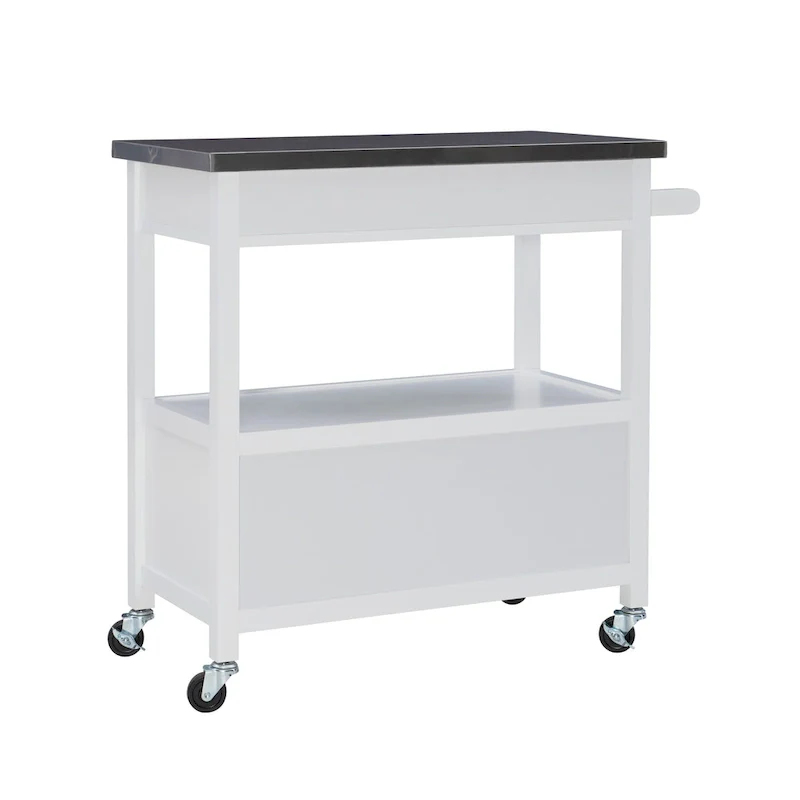 Julianna Stainless Steel Kitchen Cart