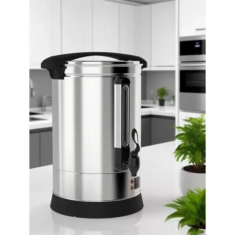 SunnyFurn Commercial Coffee Urn, Stainless Steel Hot Beverage  Water Dispenser for Catering, Buffet, Parties  Weddings