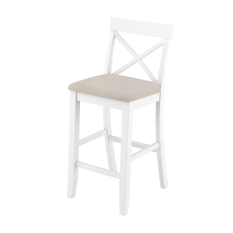 3-Piece Farmhouse Dining Set with Rectangular Table & 2 Chairs