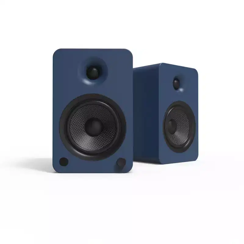 Kanto YU6 Powered Speakers with Bluetooth and Built-in Phono Preamp | Pair | Matte Blue
