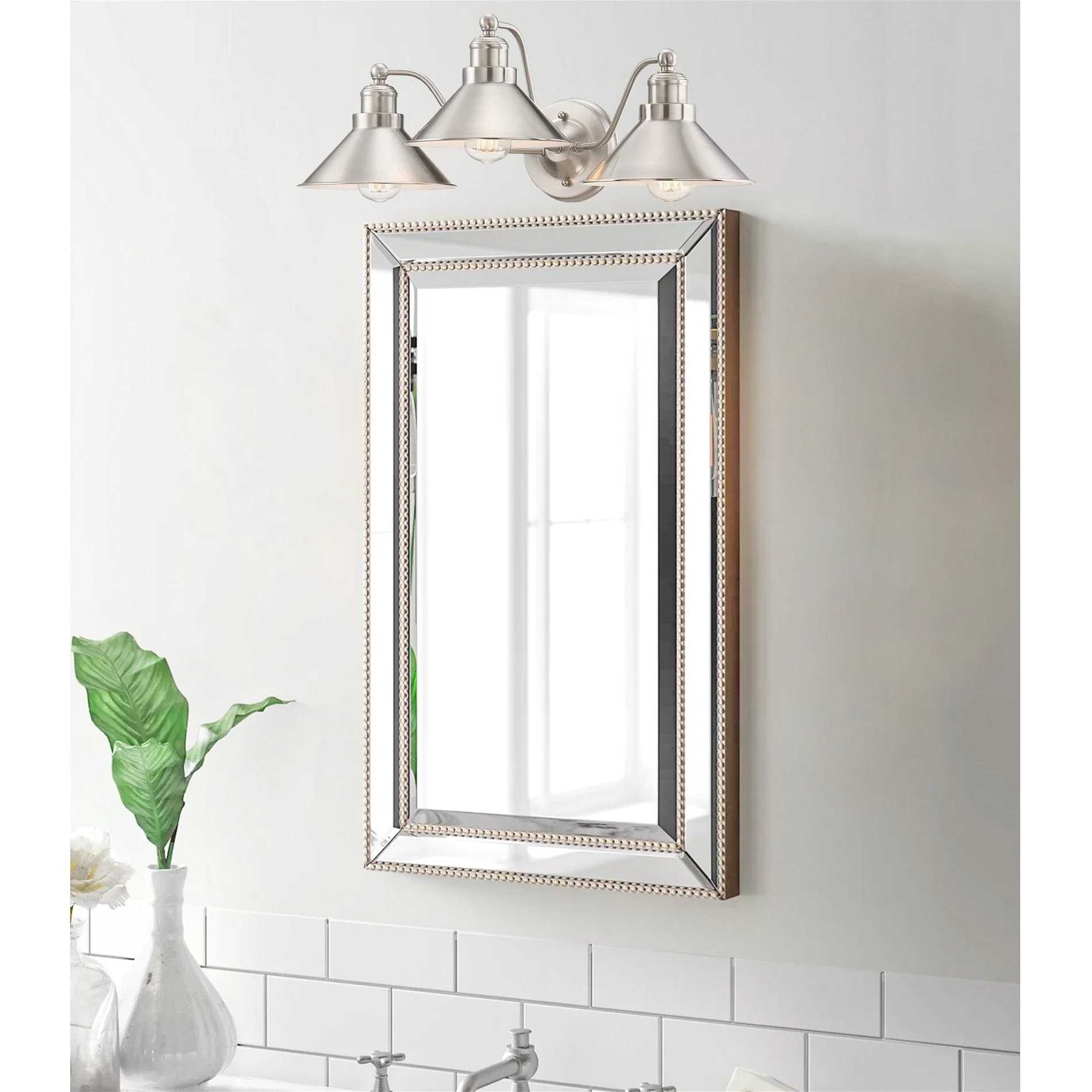 Welton 26 3-Light Modern Farmhouse Bathroom Light