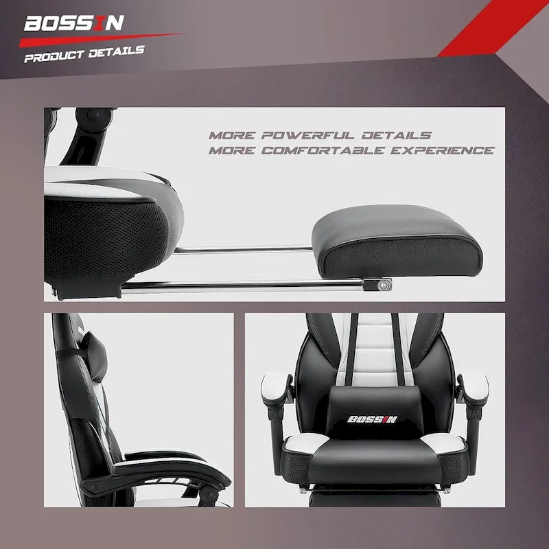 Racing Style Gaming Chair,300 lbs Big and Tall gamer chair High Back Computer Chair