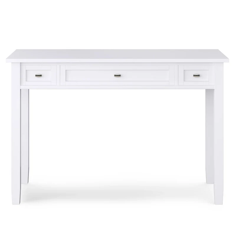 Solid wood transition style desk