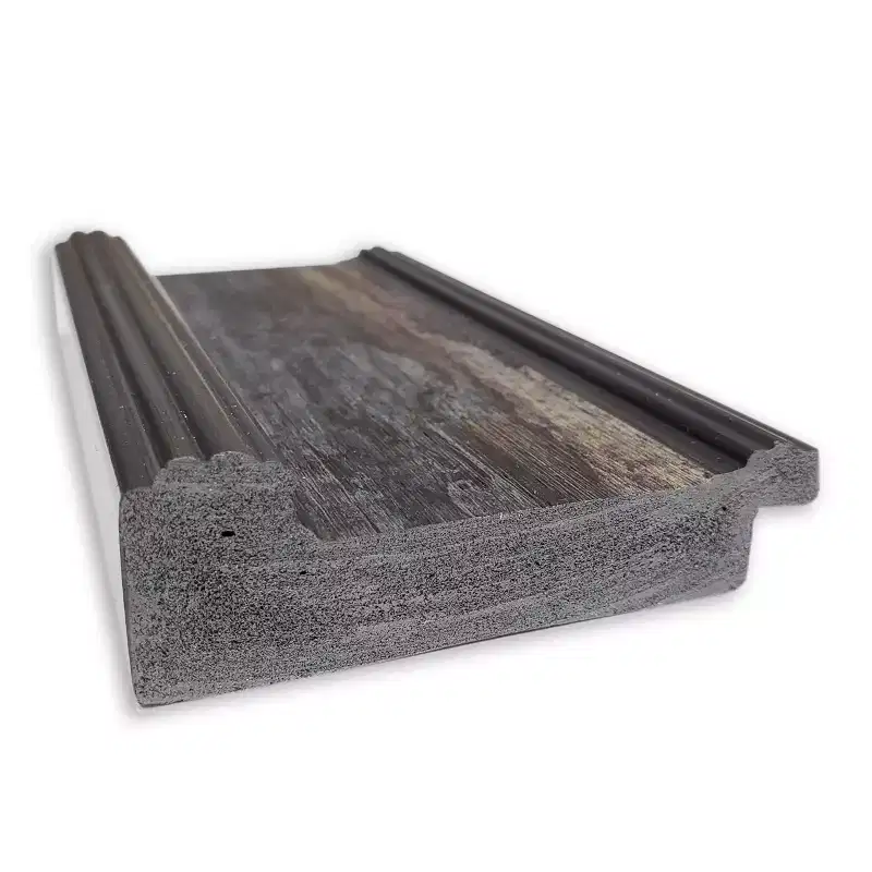 20" x 54" Non-Beveled Rail Rustic Char Full Length on The Door Mirror - Amanti Art: Polystyrene Frame, Includes Mounting Hardware