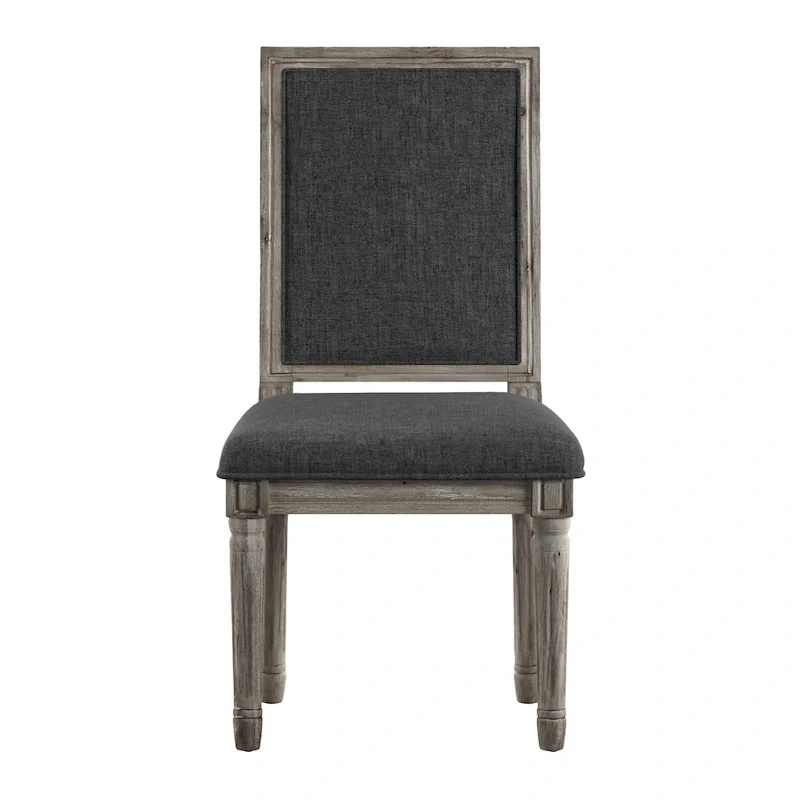 Rectangular Linen Dining Chairs