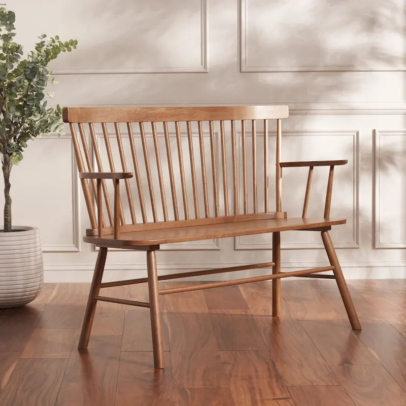 SAFAVIEH Gracija Spindleback Settee - 48 x 22.4 x 36 - 48W x 22D x 36H