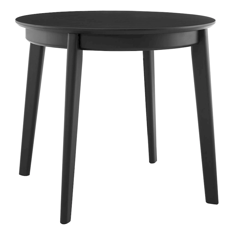 Atle Round Table in Matte Black