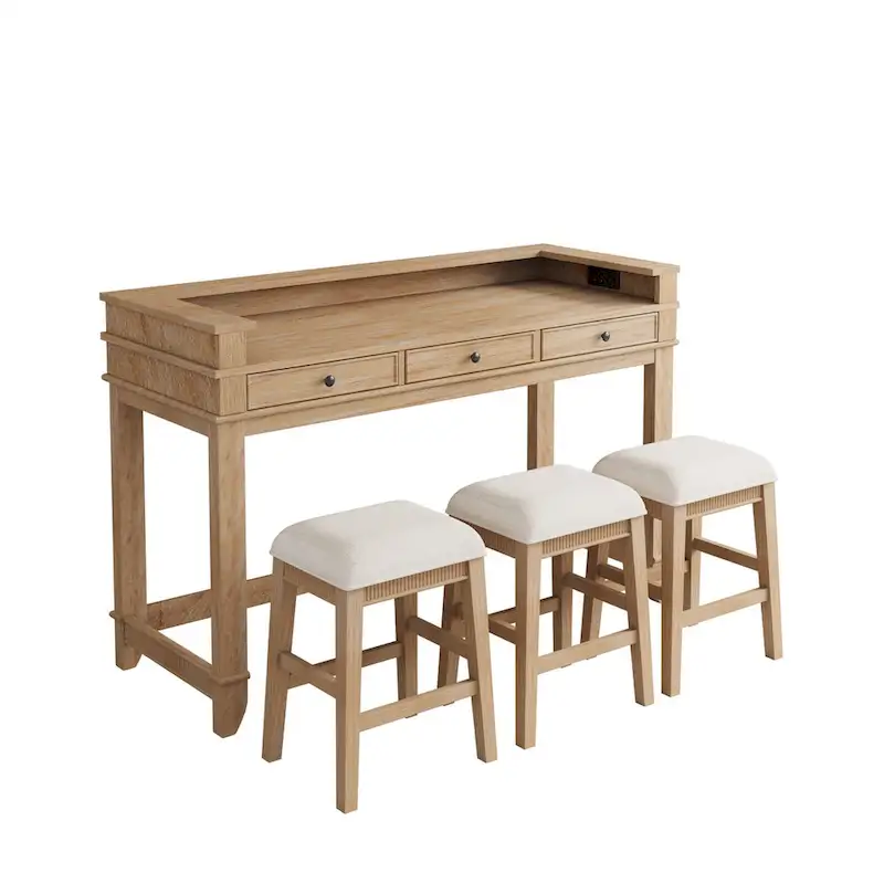 4-Piece Dining Bar Table Set