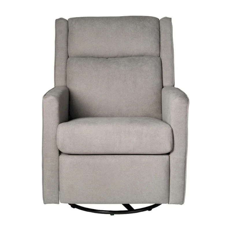 Classic Upholstered Manual Recline Rocking Swivel Glider Chair