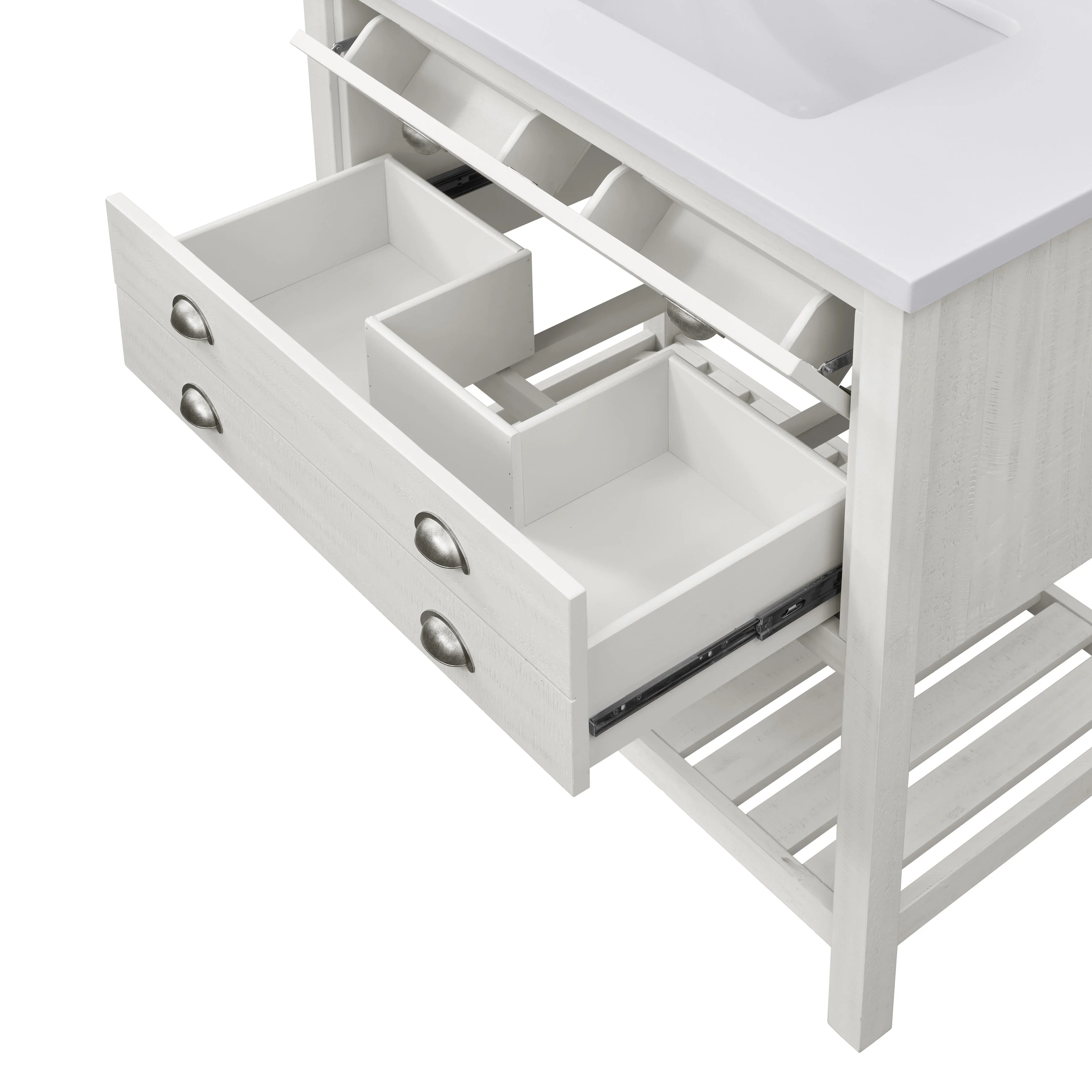 Monterey 37 Farmhouse Single Bathroom Vanity with Top