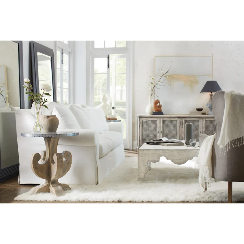 Hooker Furniture Flanders 40  Wide Square Cocktail Coffee Table