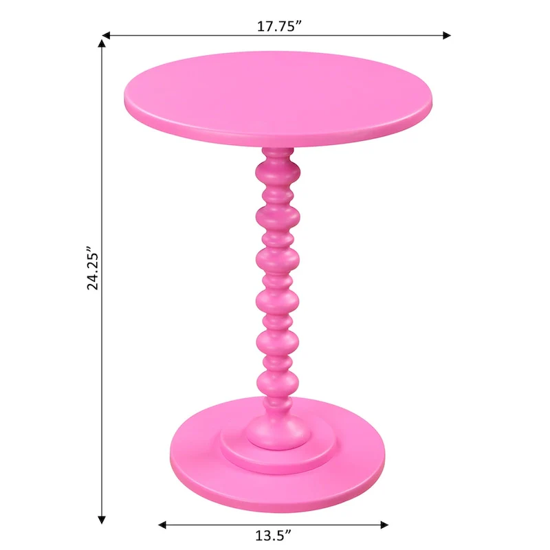 Convenience Concepts Palm Beach Round Spindle Table