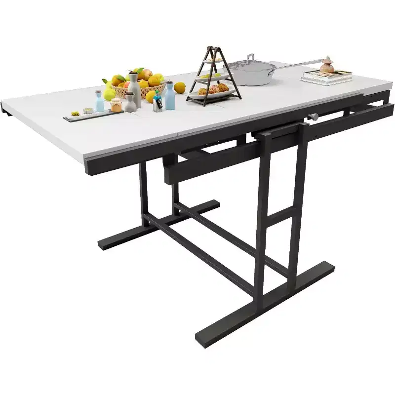Acekool 2-in-1 Shelf & Table - Convertible Space-Saving Design