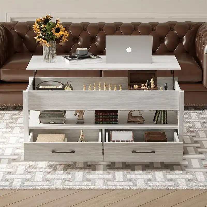 Lift Top Coffee Table - 19.7D x 43.3W x 24.8H