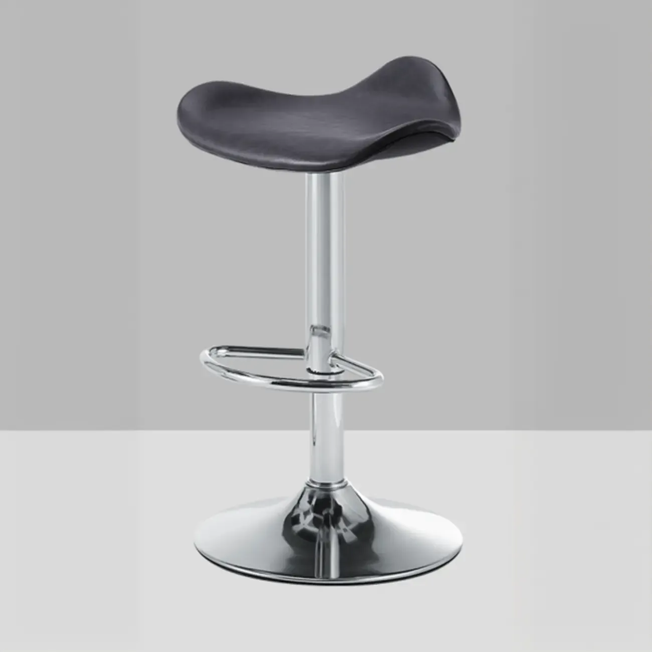 Adjustable Swivel Leather Modern Backless Bar Stools