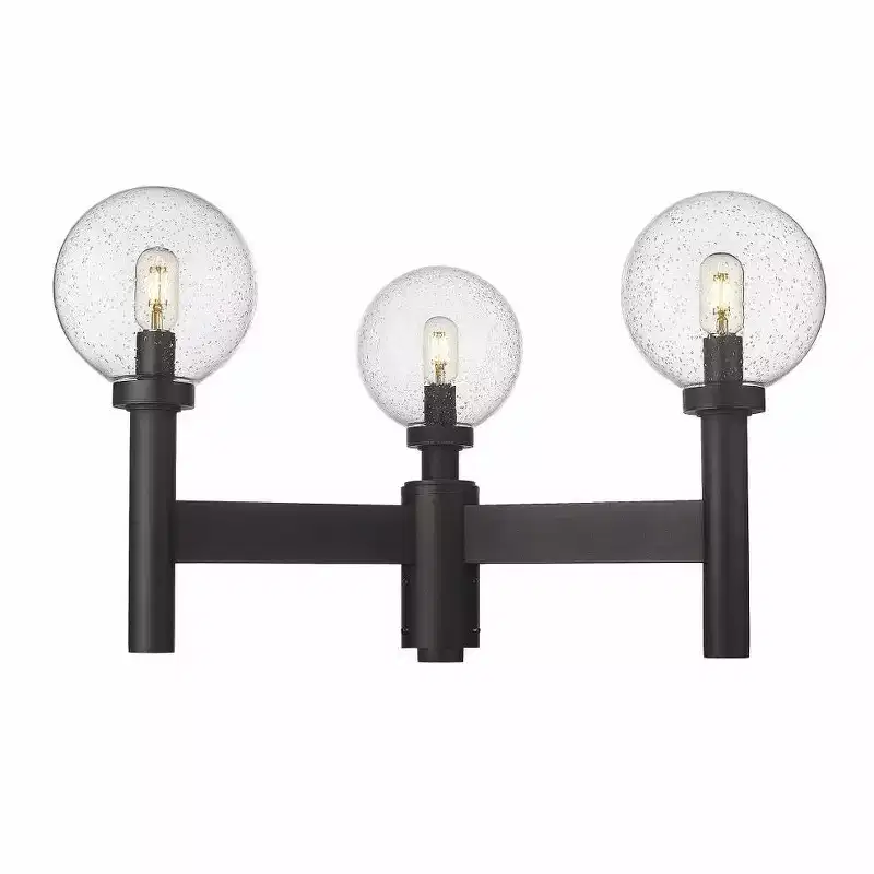 Z-Lite Laurent 3 - Light Post Light in Black