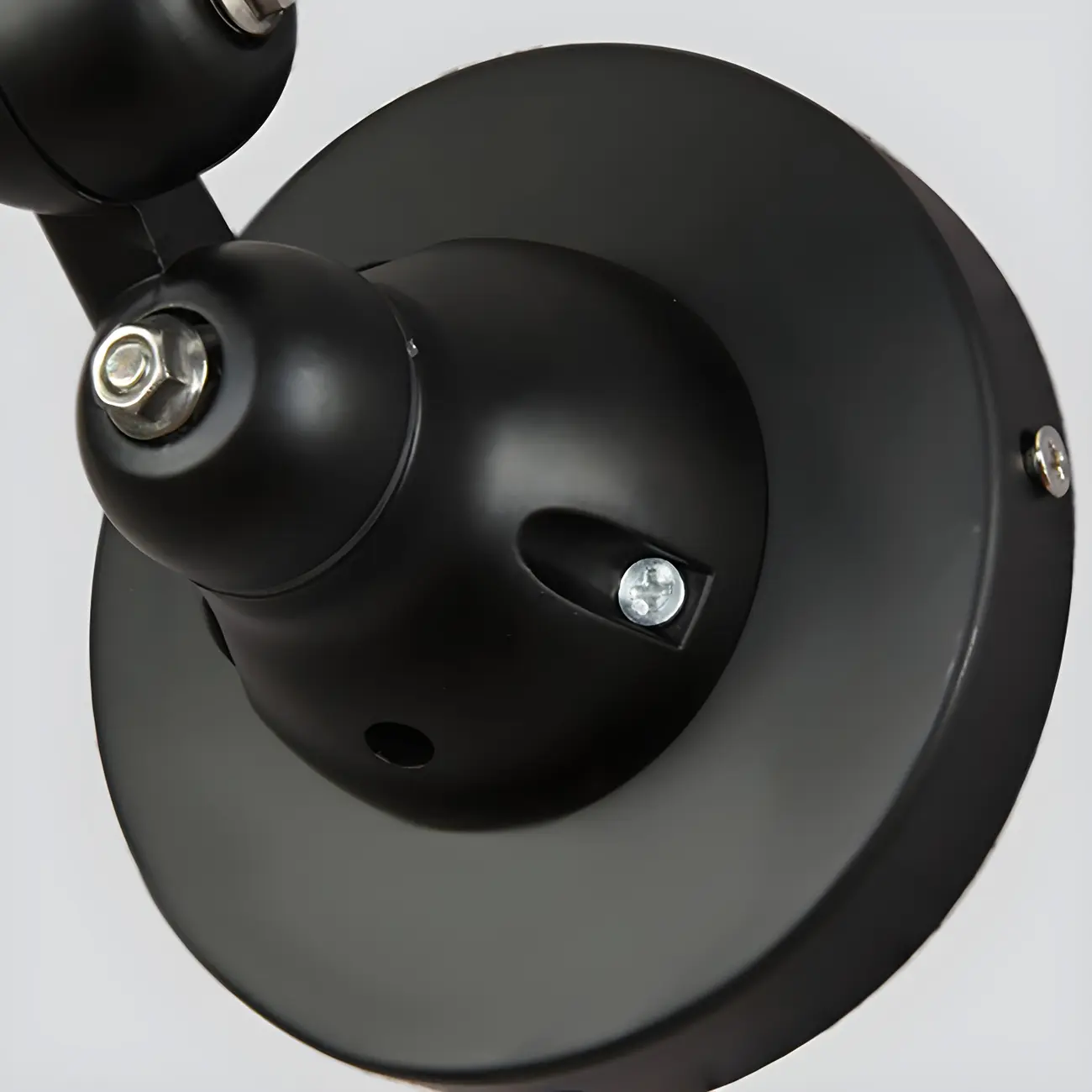 Industrial Metal Dome Adjustable Swing Arm Wall Light