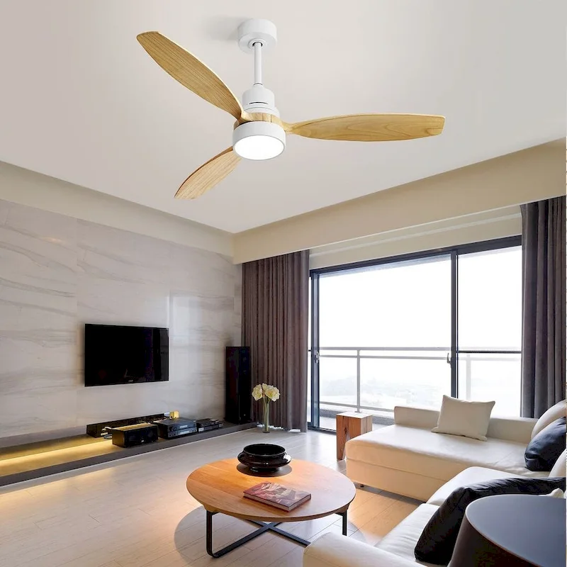 52  Low Profile Ceiling Fan with Light and Remote Control