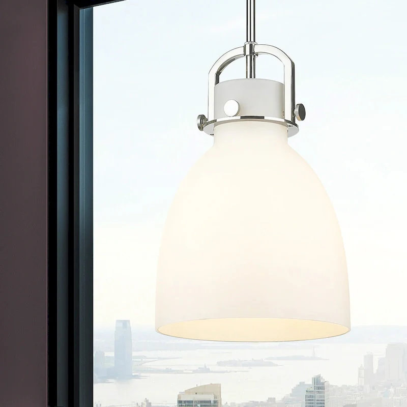 Innovations Lighting Newton Bell - 1 Light 10  Stem Hung Pendant