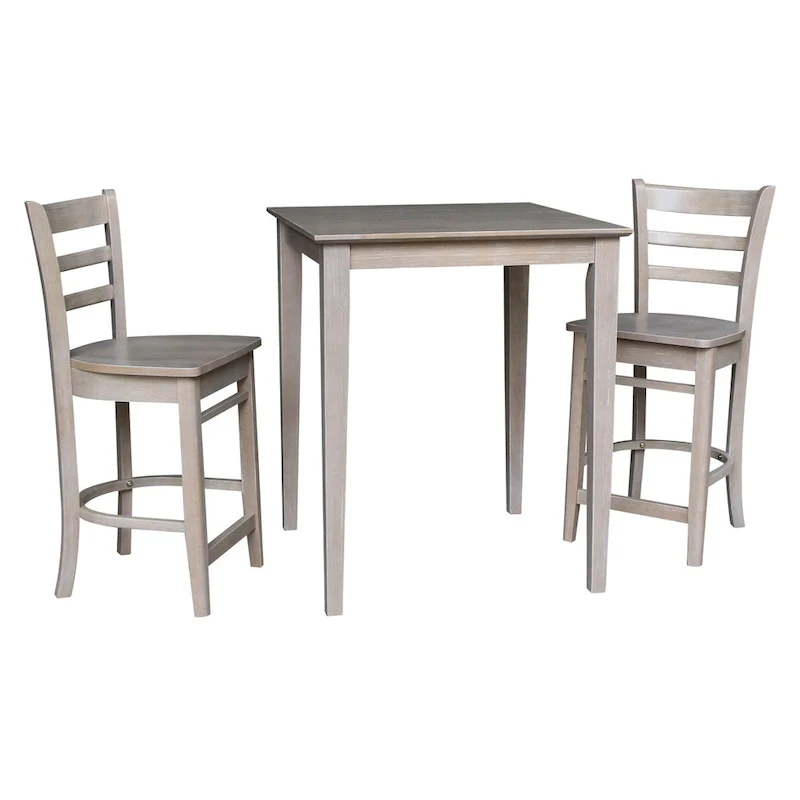 30 x 30 Counter Height Table with 2 Stools - 3 Piece