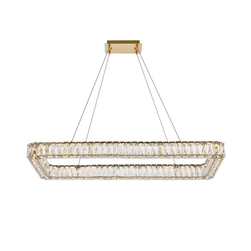 Indigo Home 42 inch LED Single rectangle pendant