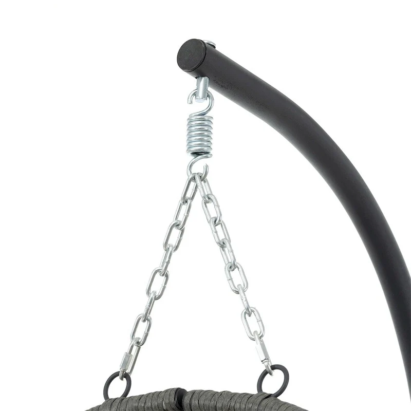 Egg Chair with Stand,Swing Chair,Patio Wicker Hanging Basket Chair