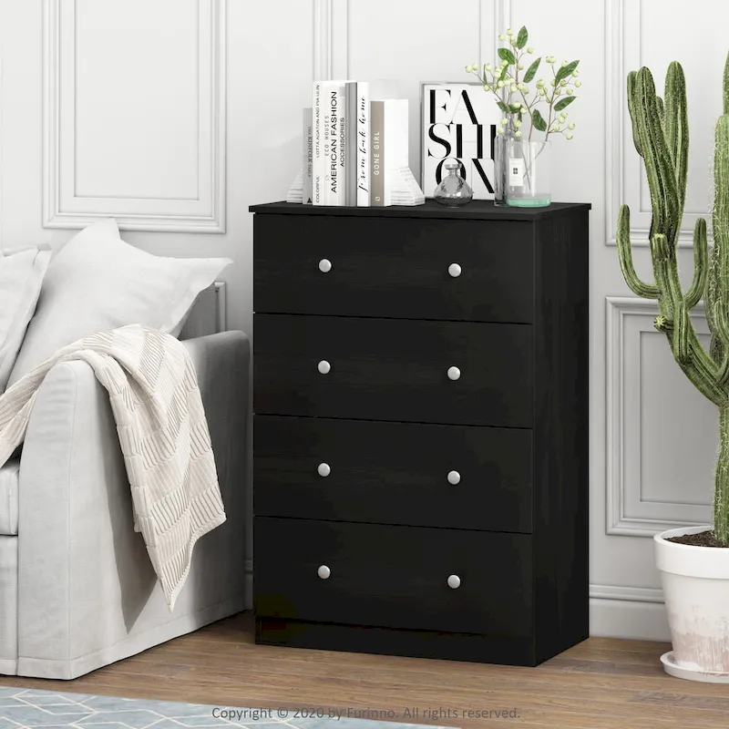 Furinno Tidur Simple Design 4-Drawer Dresser