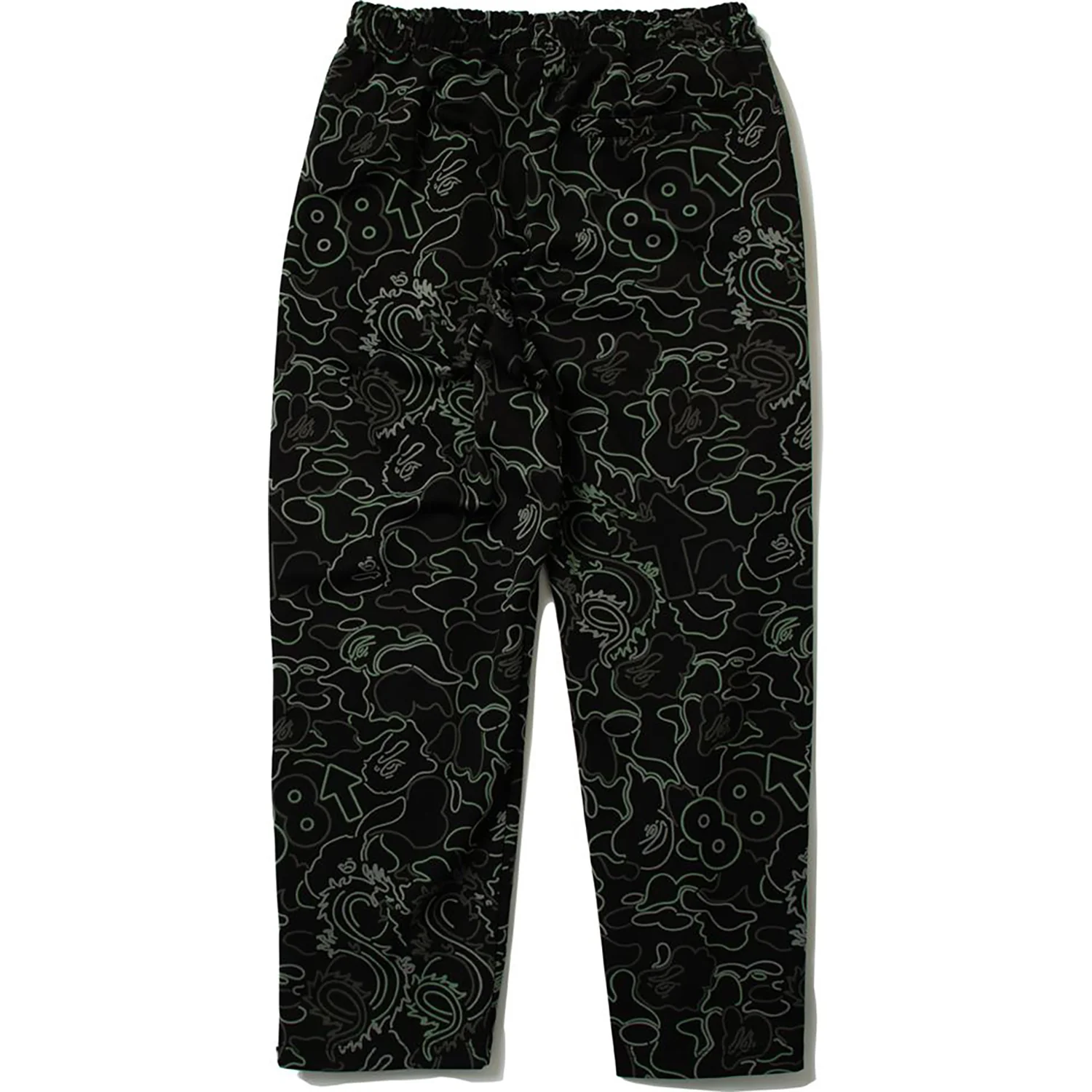 BAPE X 88RISING GLOW IN THE DARK CAMO TRACK PANTS MENS
