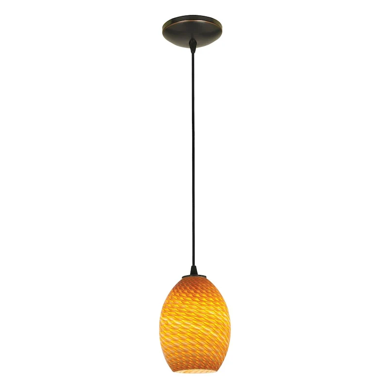 Access Lighting Brandy FireBird 6  Wide Mini Pendant - Cord Hung