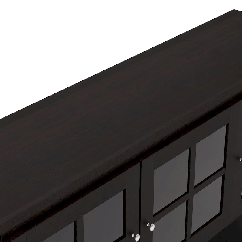 DH BASIC Modern Farmhouse 59 Windowpane Cabinet Buffet by Denhour